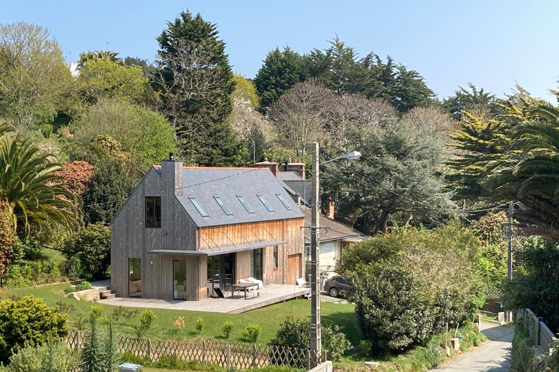 Gwez-Roz - Villa En Bois Perros-Guirec Exterior photo